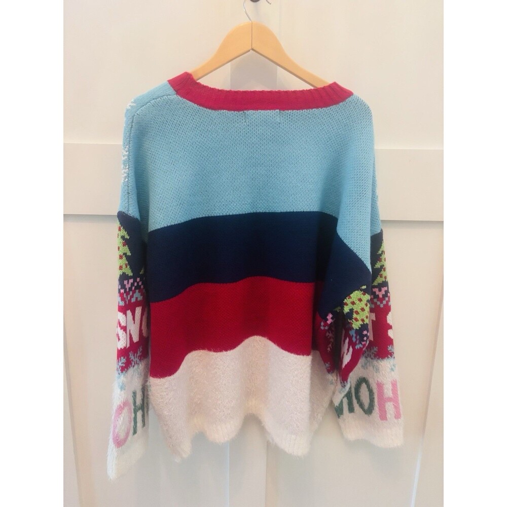 33 Degrees Ugly Christmas Sweater Warm Merry & Bright Let It Snow Women’s XXL 2X - Picture 8 of 8